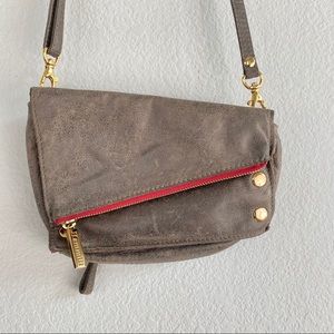 Hammitt VIP Wristlet Crossbody Brushed Pewter Bag